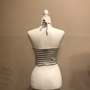 Stripe halter top